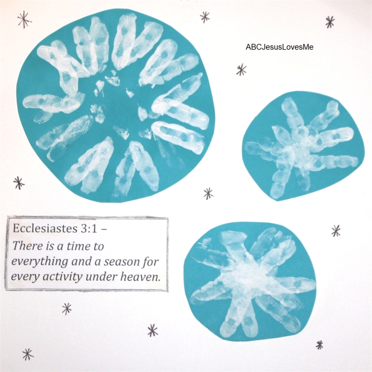 Snowflake Handprint